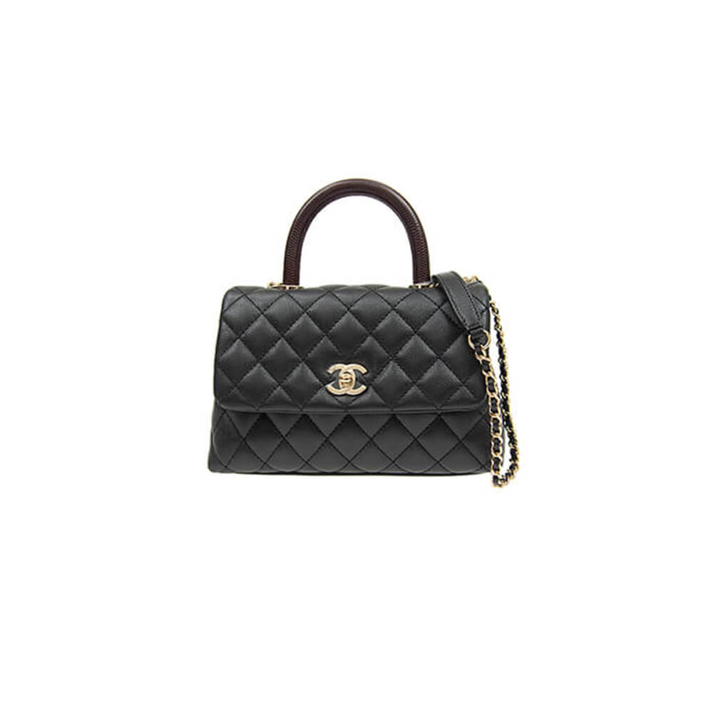 Chanel Coco handle flap shoulder bag PM 