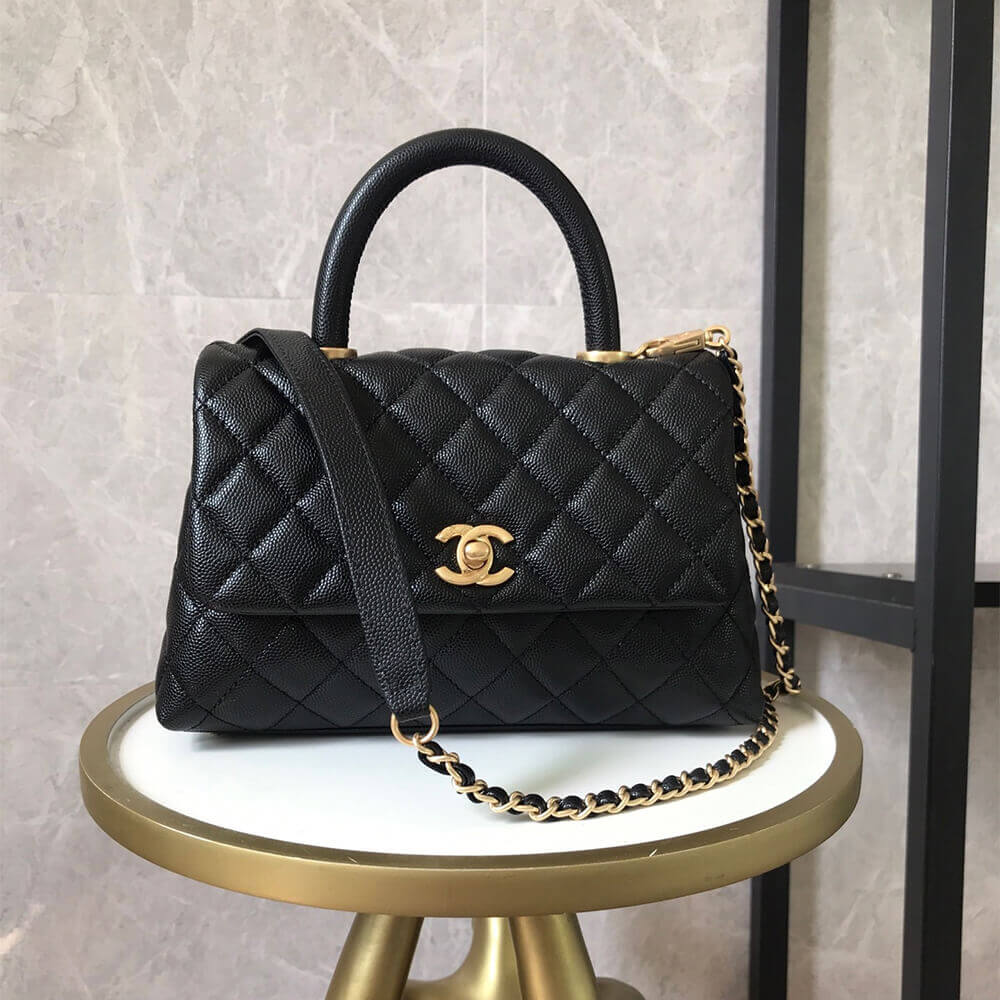 Chanel Coco handle flap shoulder bag PM 