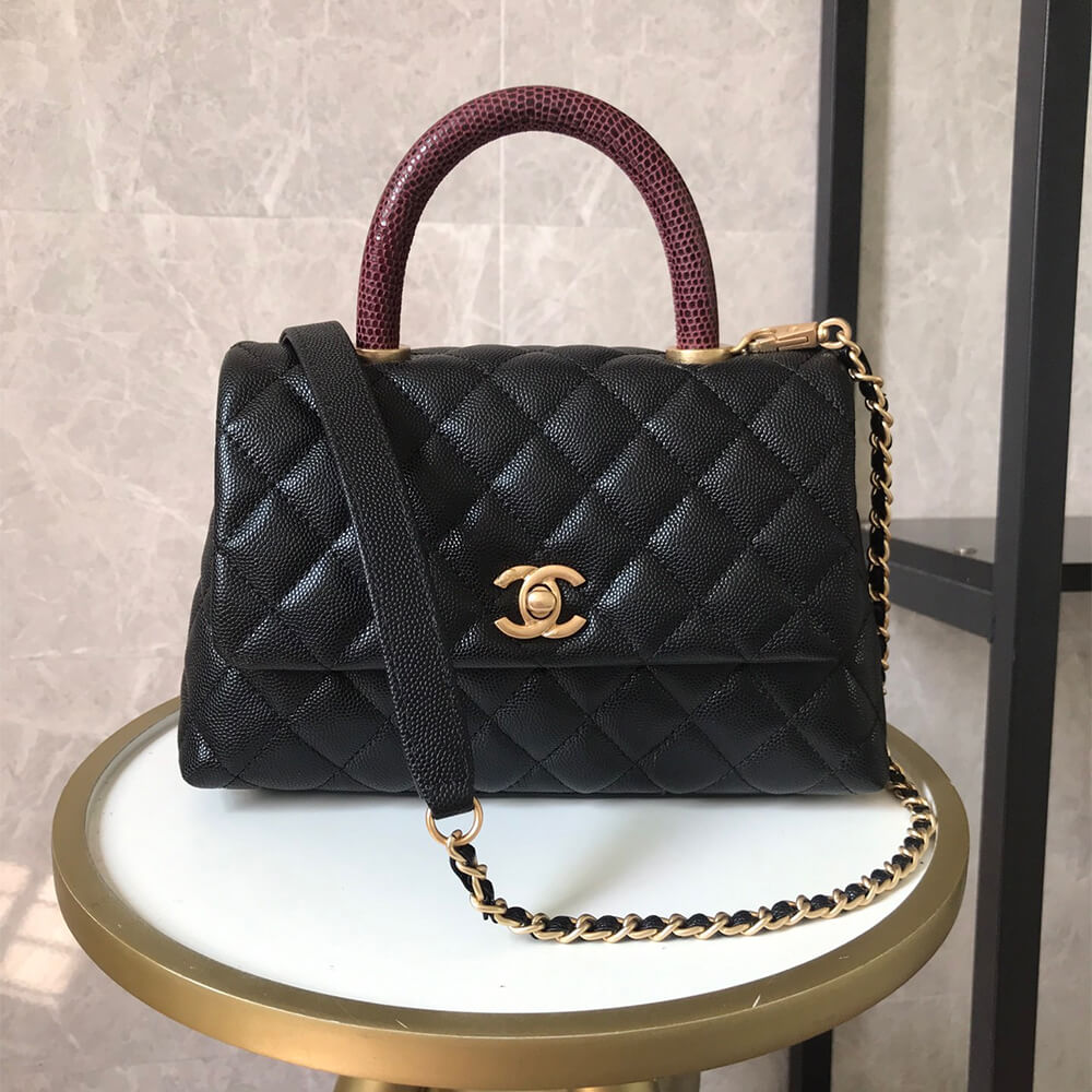 Chanel Coco handle flap shoulder bag PM 