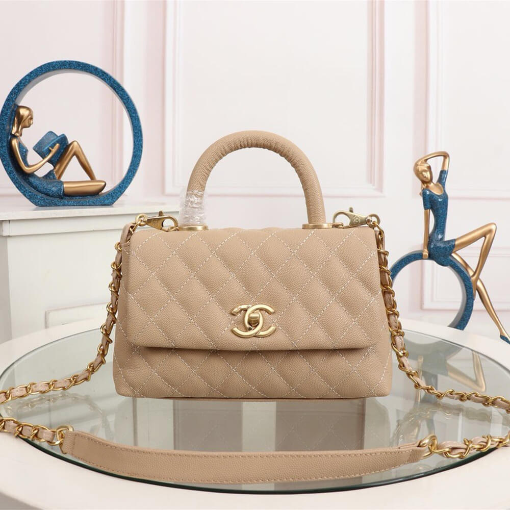 Chanel Coco handle flap shoulder bag PM 