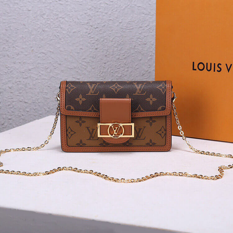 LV Dauphine Chain Wallet 