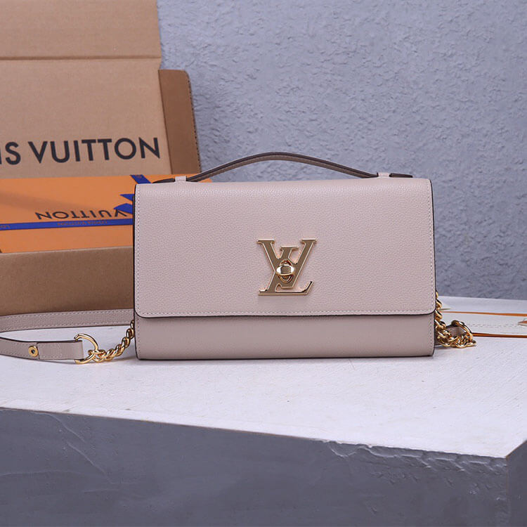 LV Lockme Clutch Purse