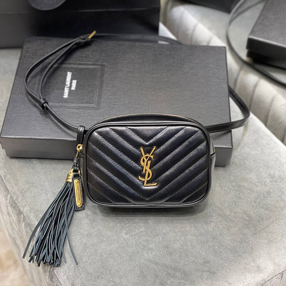 YSL LOU BELT BAG IN MATELASSE LEATHER 