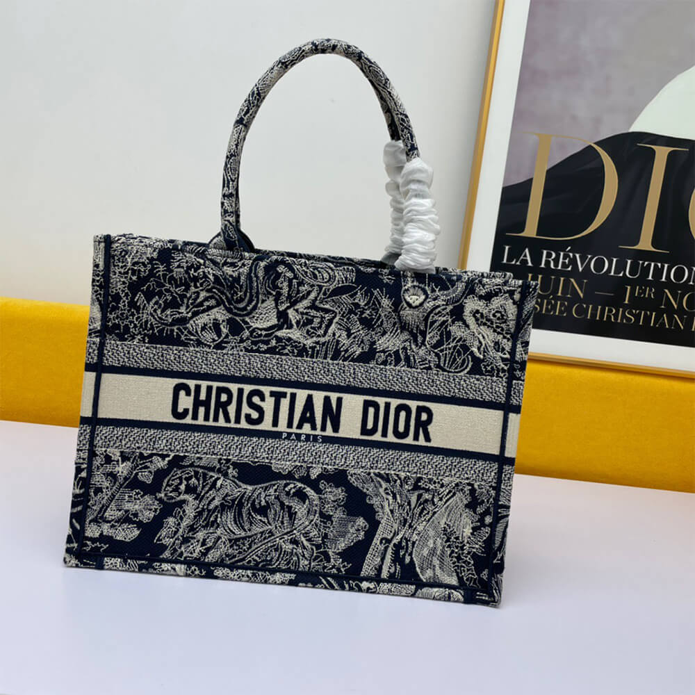 SMALL DIORAMOUR DIOR BOOK TOTE 