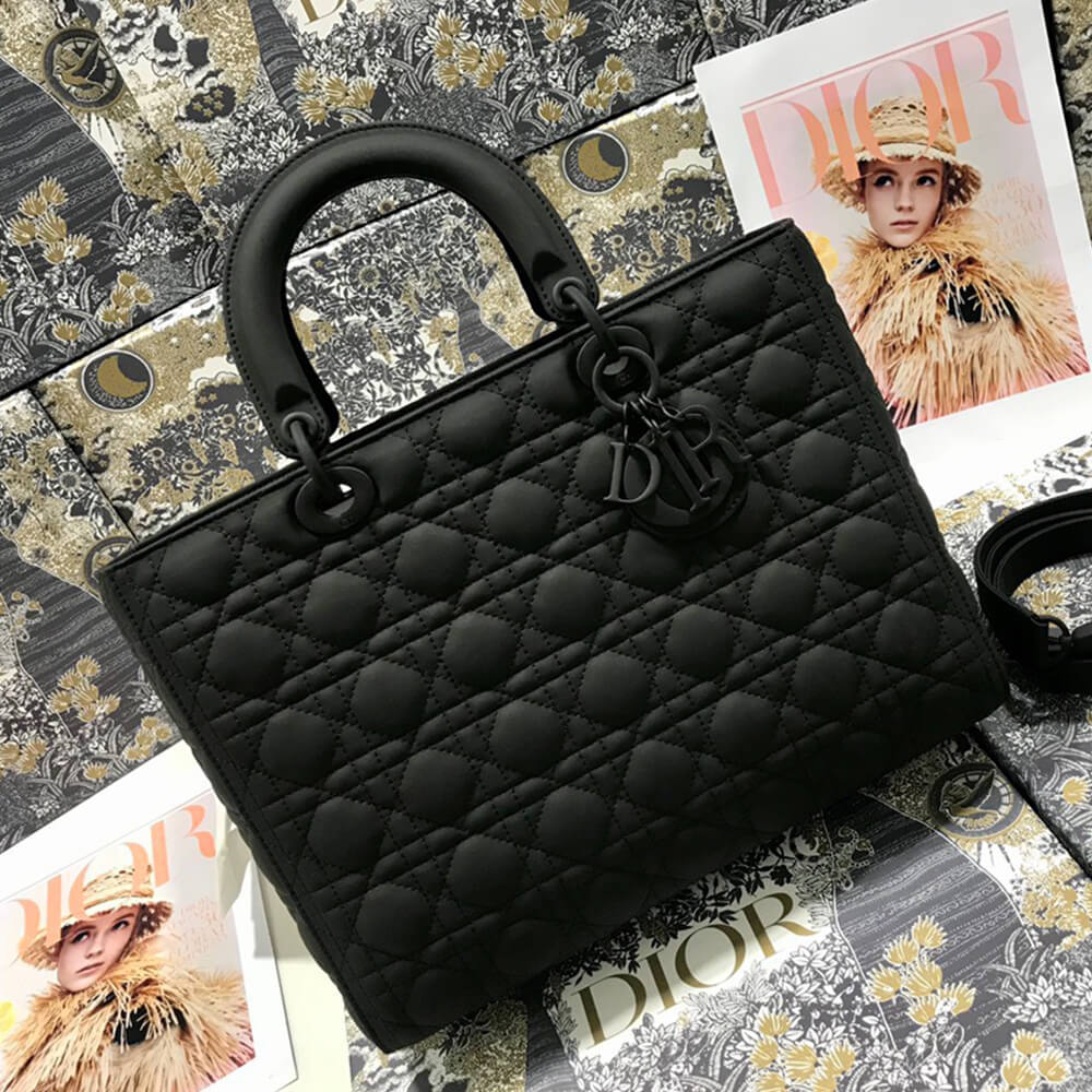 DIOR LARGE LADY DIOR BAG 