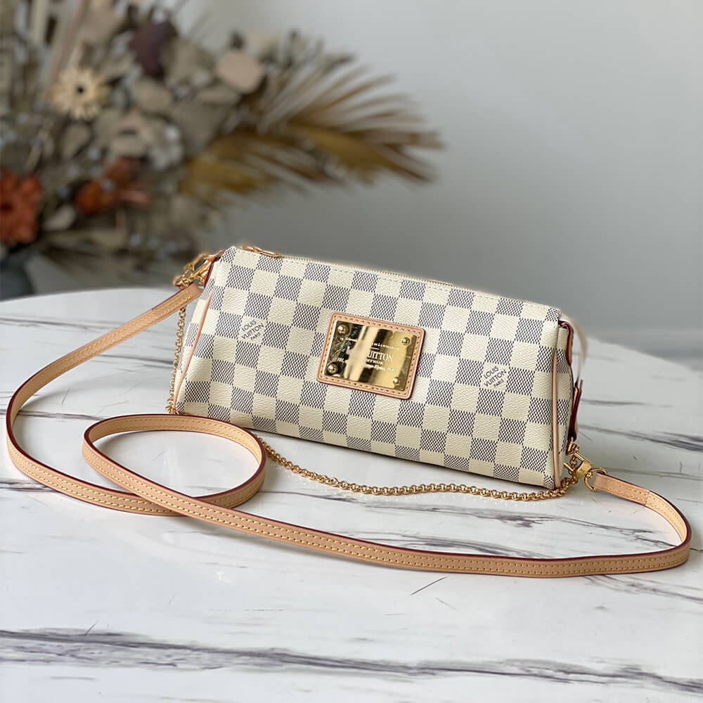 LV Eva Clutch Shoulder Bag 2 Way Bag 