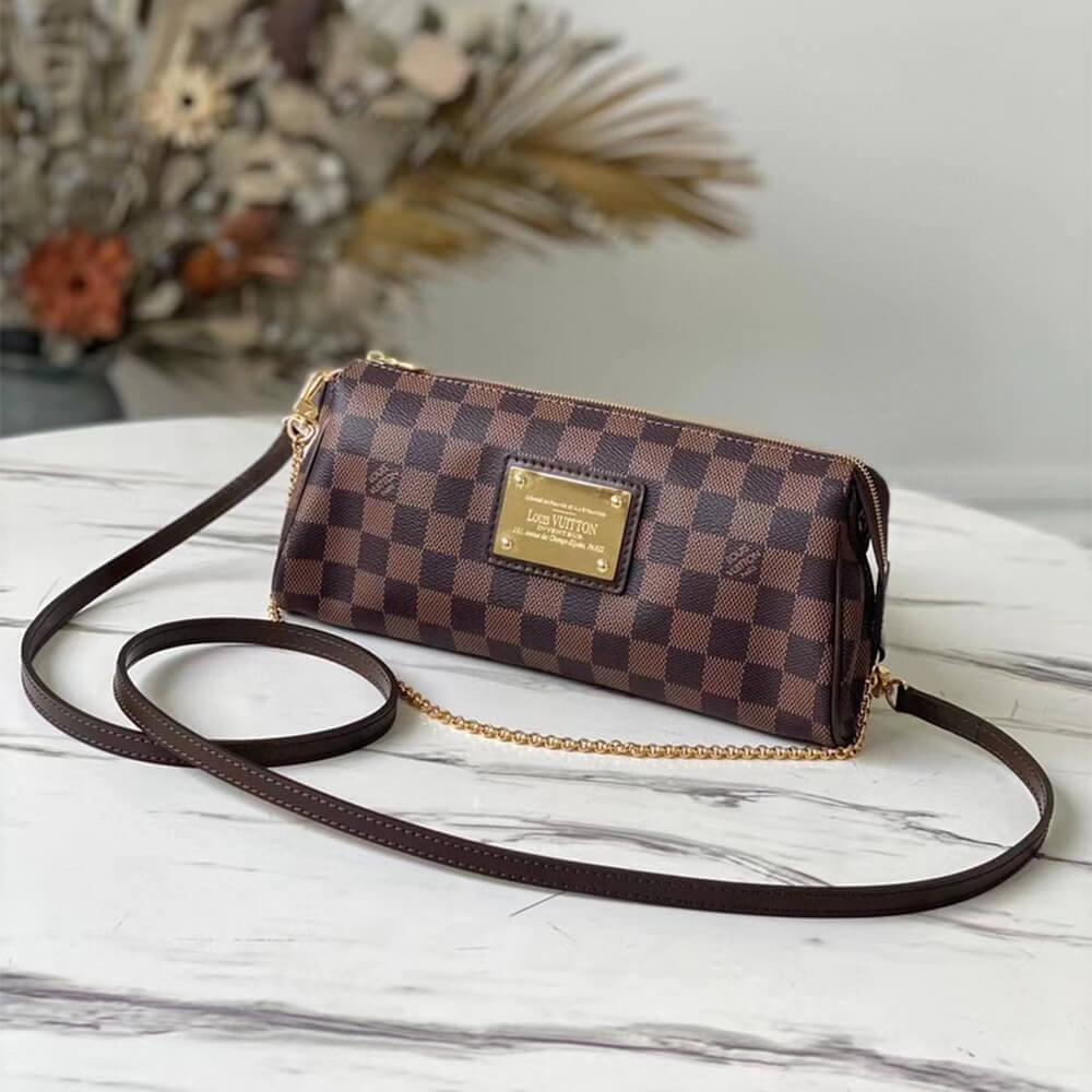 LV Eva Clutch Shoulder Bag 2 Way Bag 