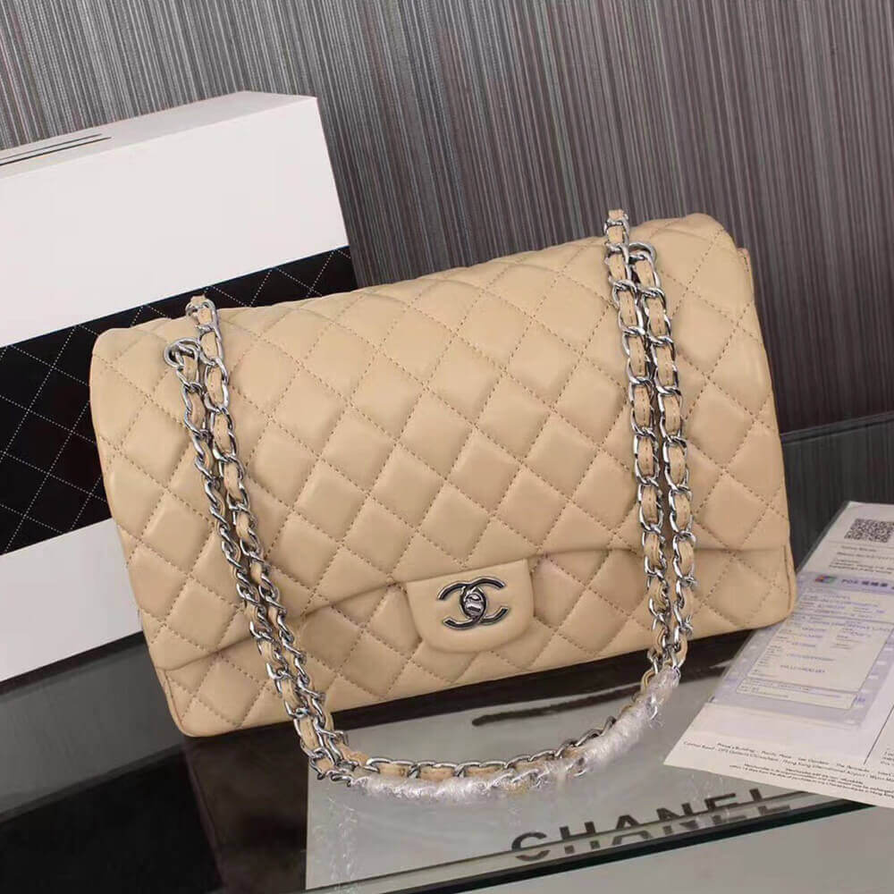 Ch*el classic maxi handbag