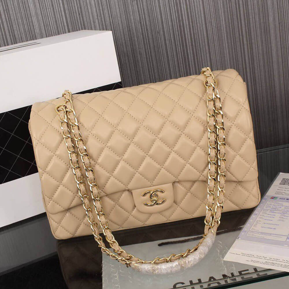 Ch*el classic maxi handbag