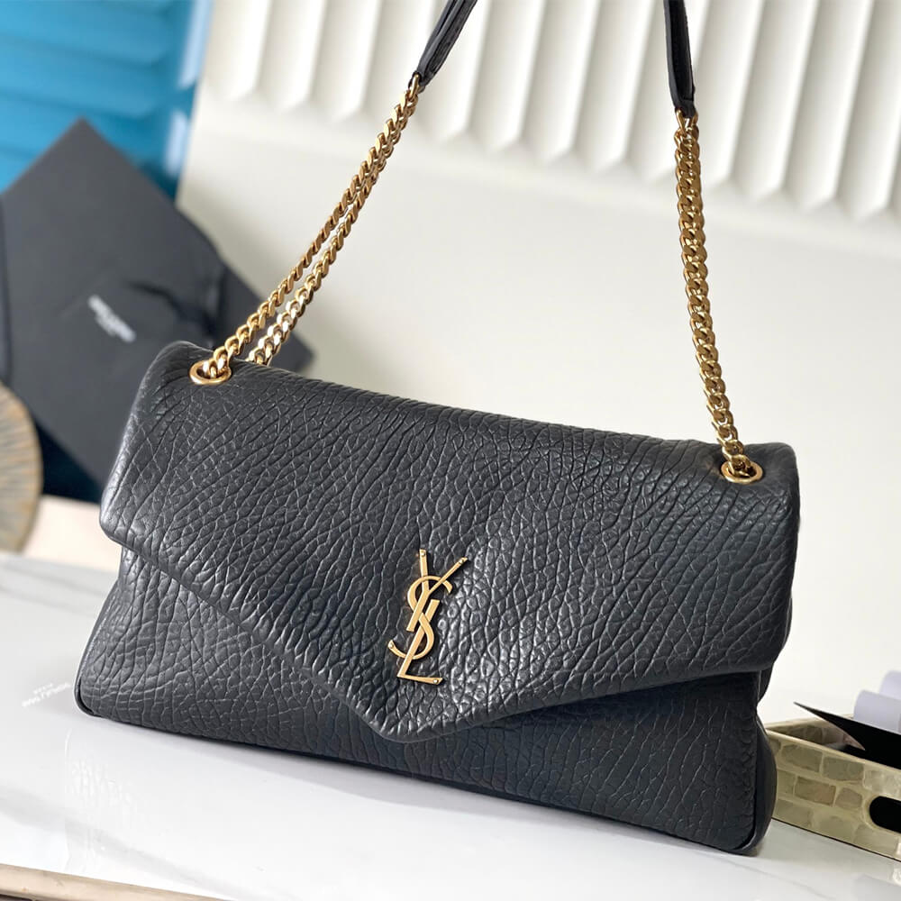 YSL CALYPSO LARGE IN GRAINED LAMBSKIN