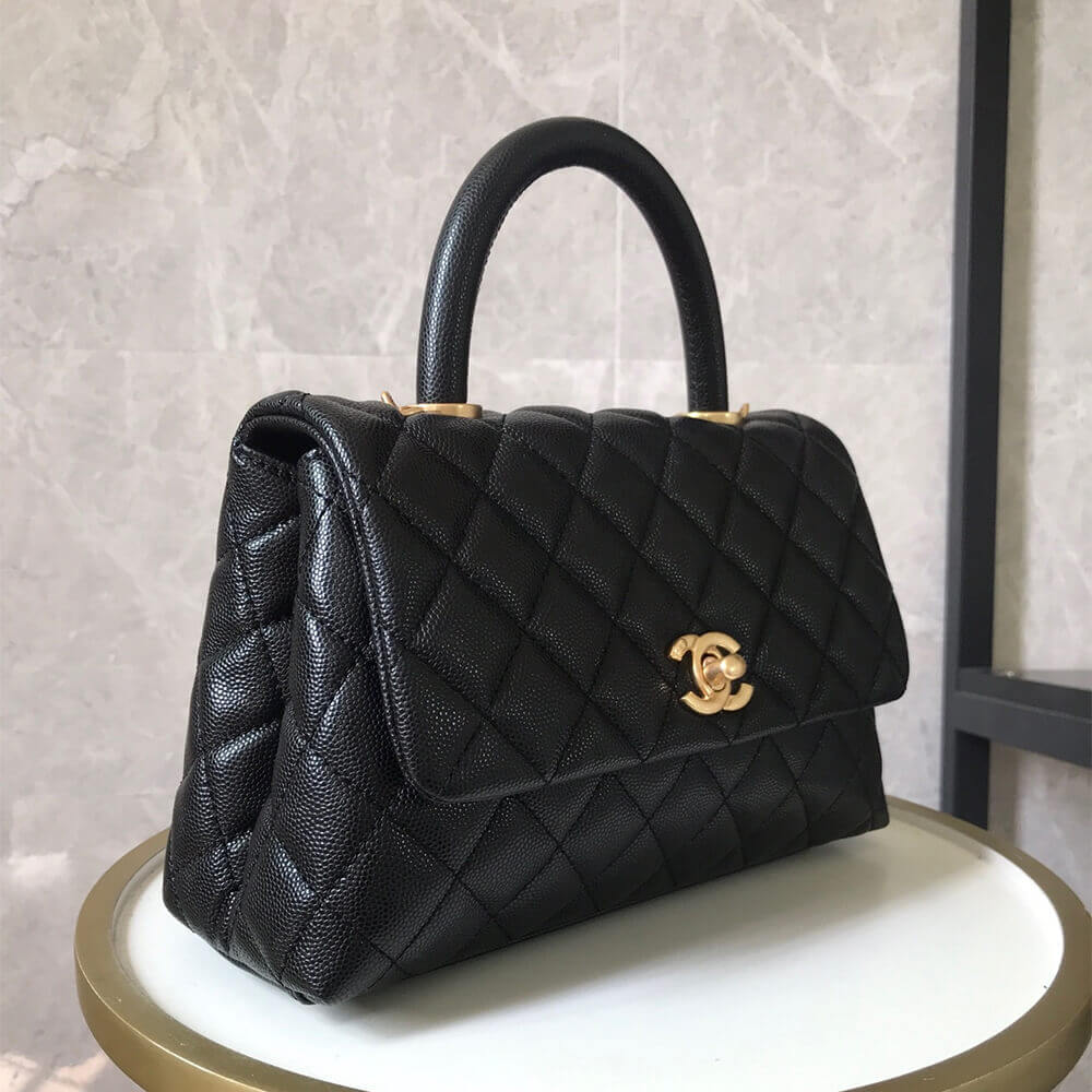 Chanel Coco handle flap shoulder bag PM 