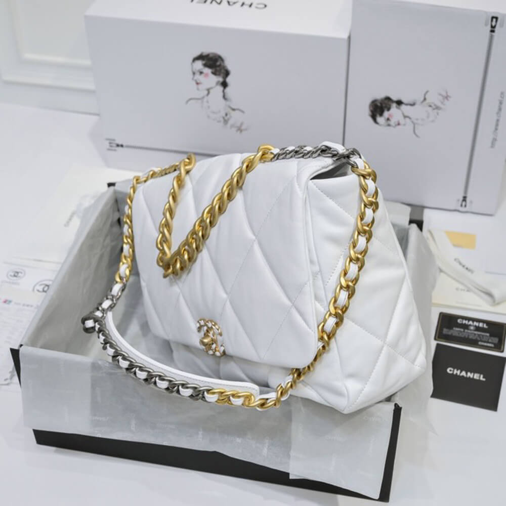 Ch*el 19 maxi handbag