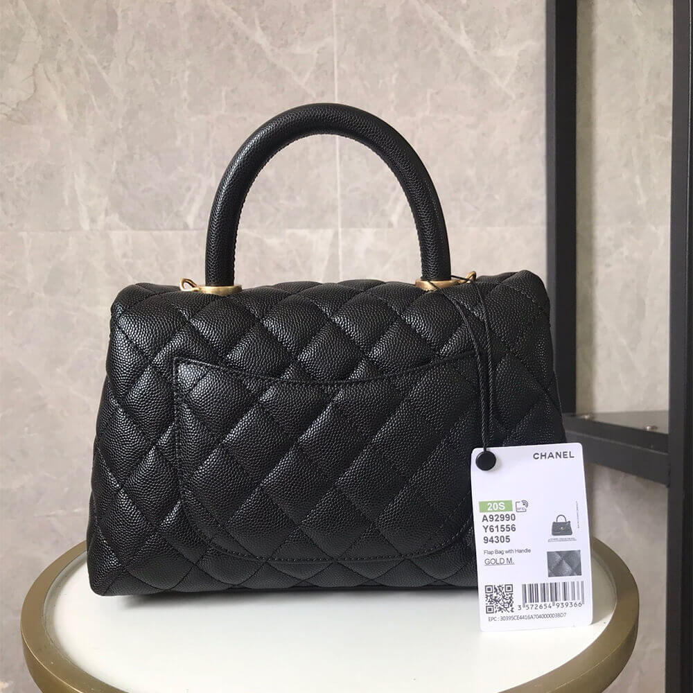 Chanel Coco handle flap shoulder bag PM 