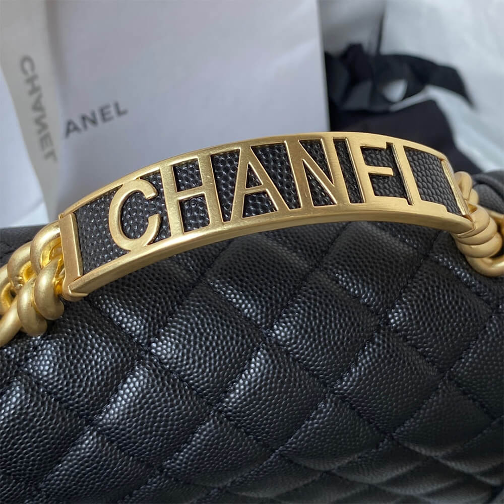 BOY CHANEL FLAP BAG WITH HANDLE 