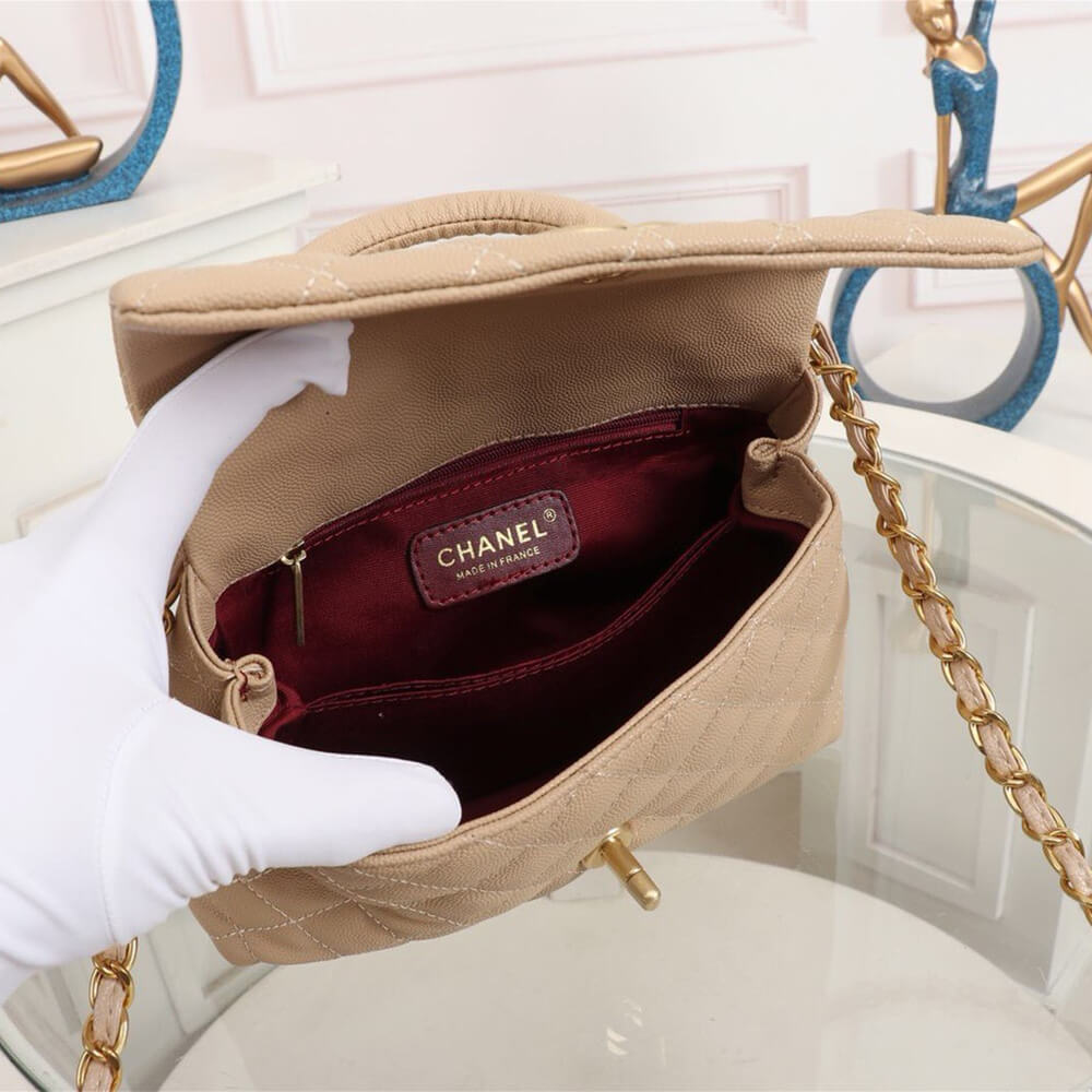 Chanel Coco handle flap shoulder bag PM 