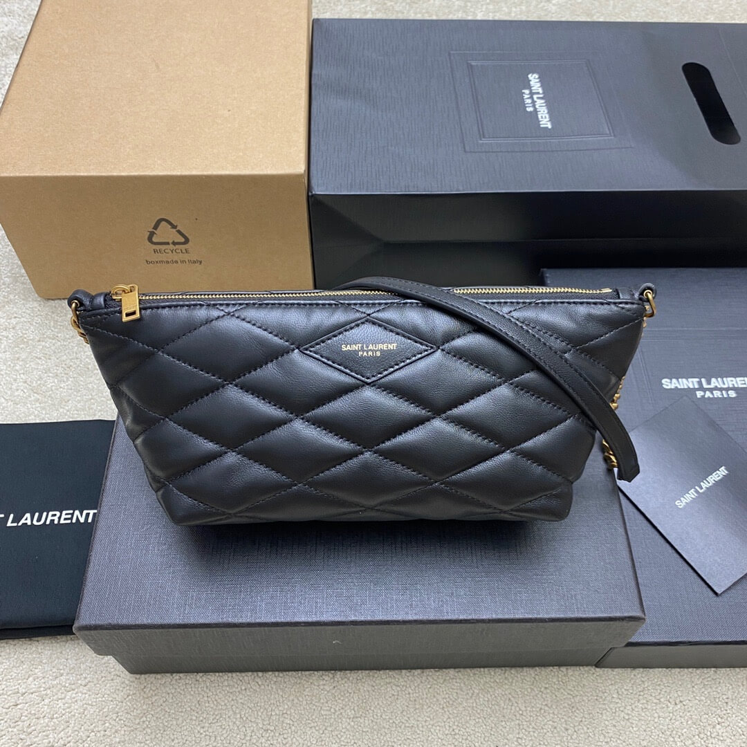 YSL MINI BAG IN QUILTED LAMBSKIN 