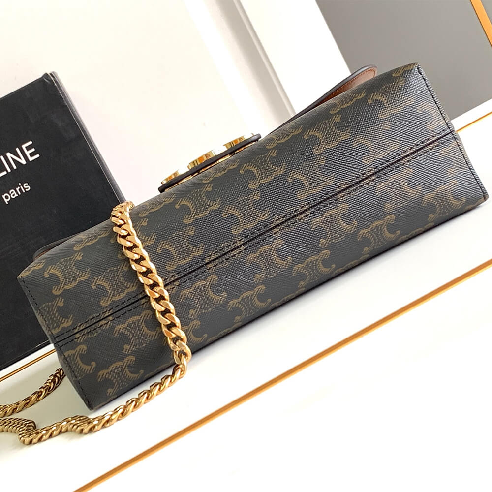 Medium CELINE VICTOIRE BAG WITH LOGO PRINT 