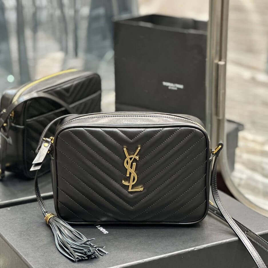 YSL LOU CAMERA BAG IN QUILTED LEATHER