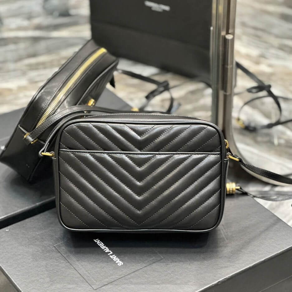 YSL LOU CAMERA BAG IN QUILTED LEATHER 