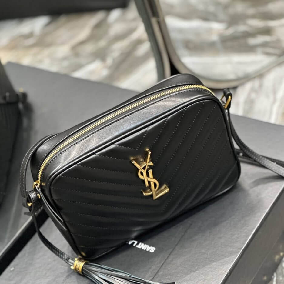 YSL LOU CAMERA BAG IN QUILTED LEATHER