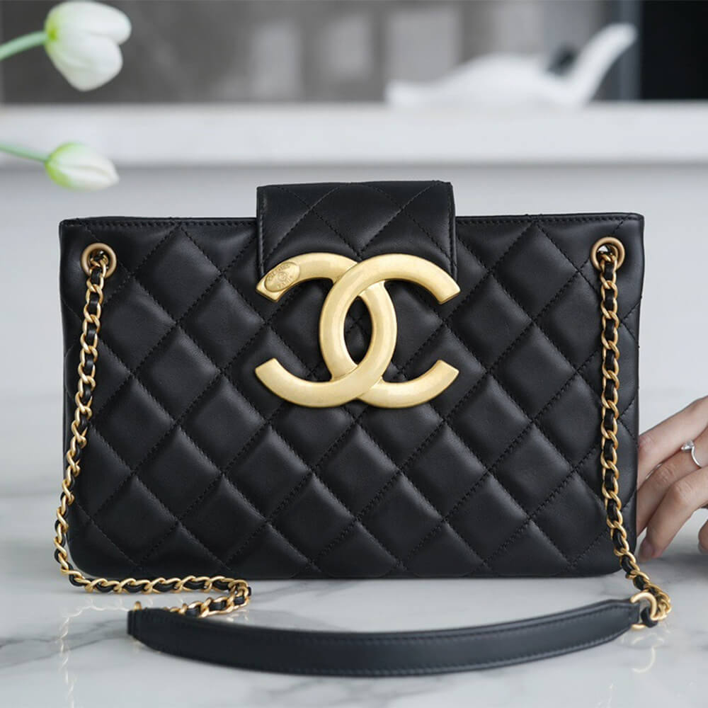 Chanel Logo Shoulder Bag 