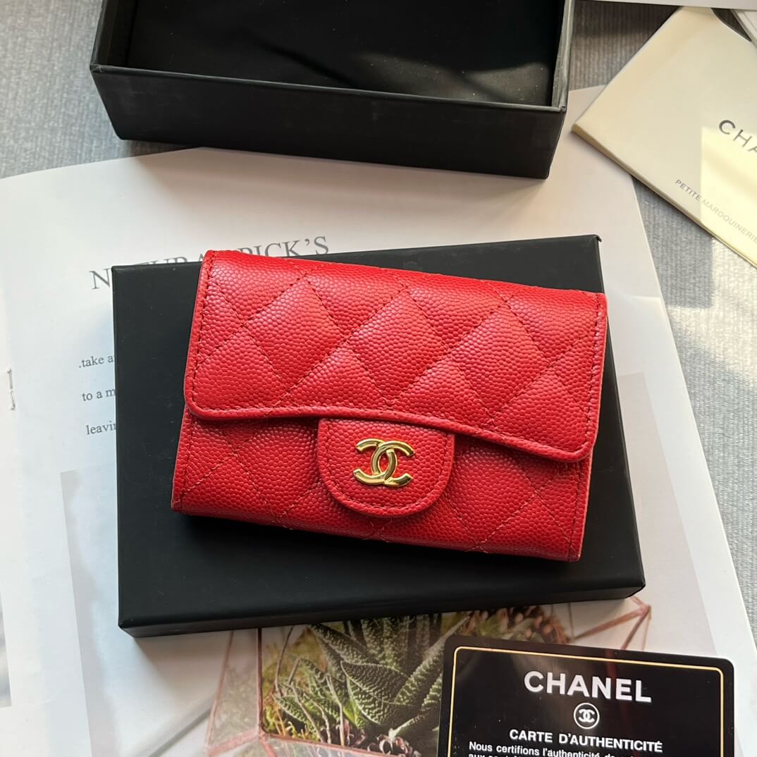 Chanel CF card holder coin purse 