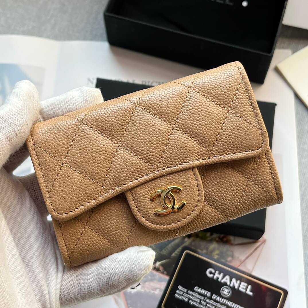 Chanel CF card holder coin purse 