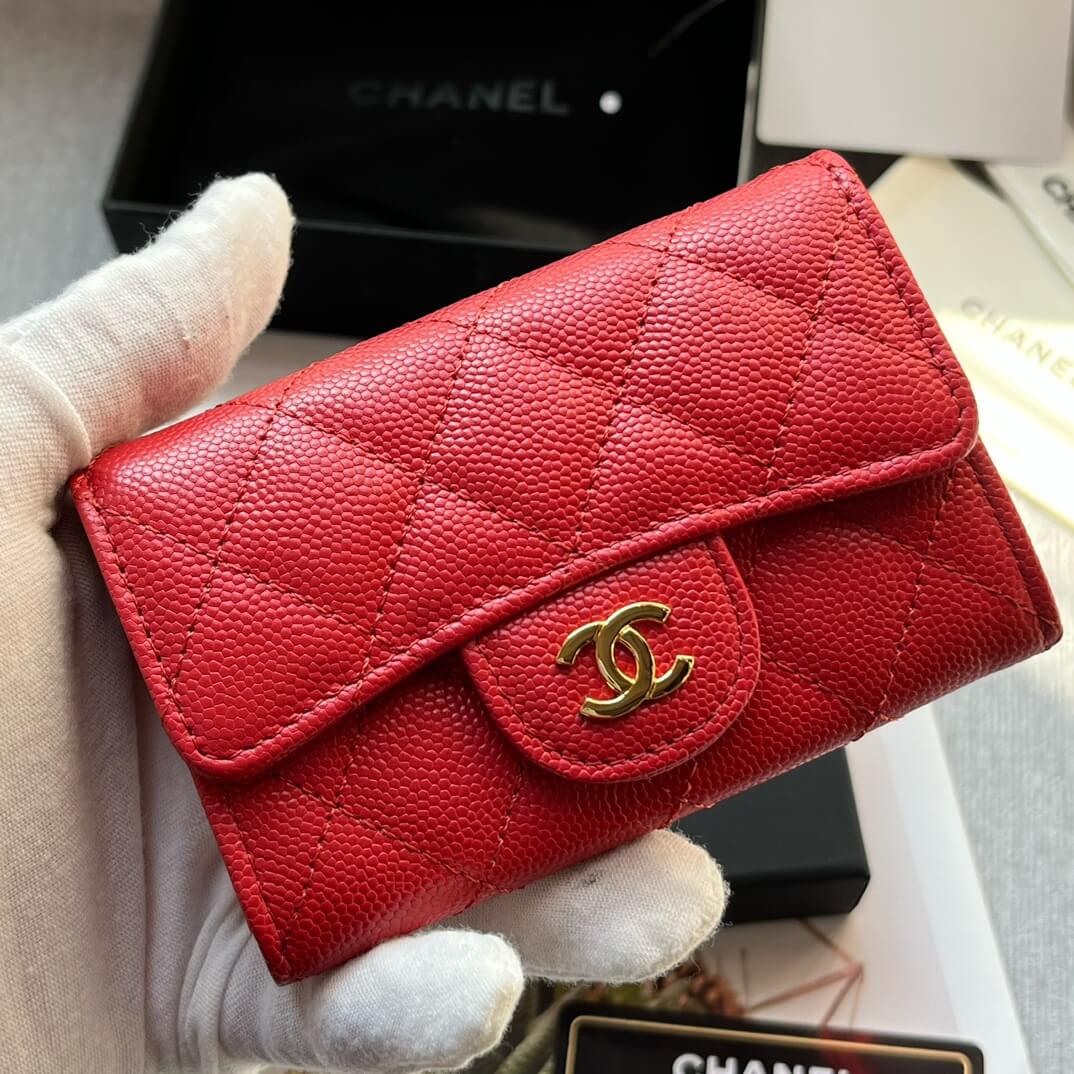 Chanel CF card holder coin purse 