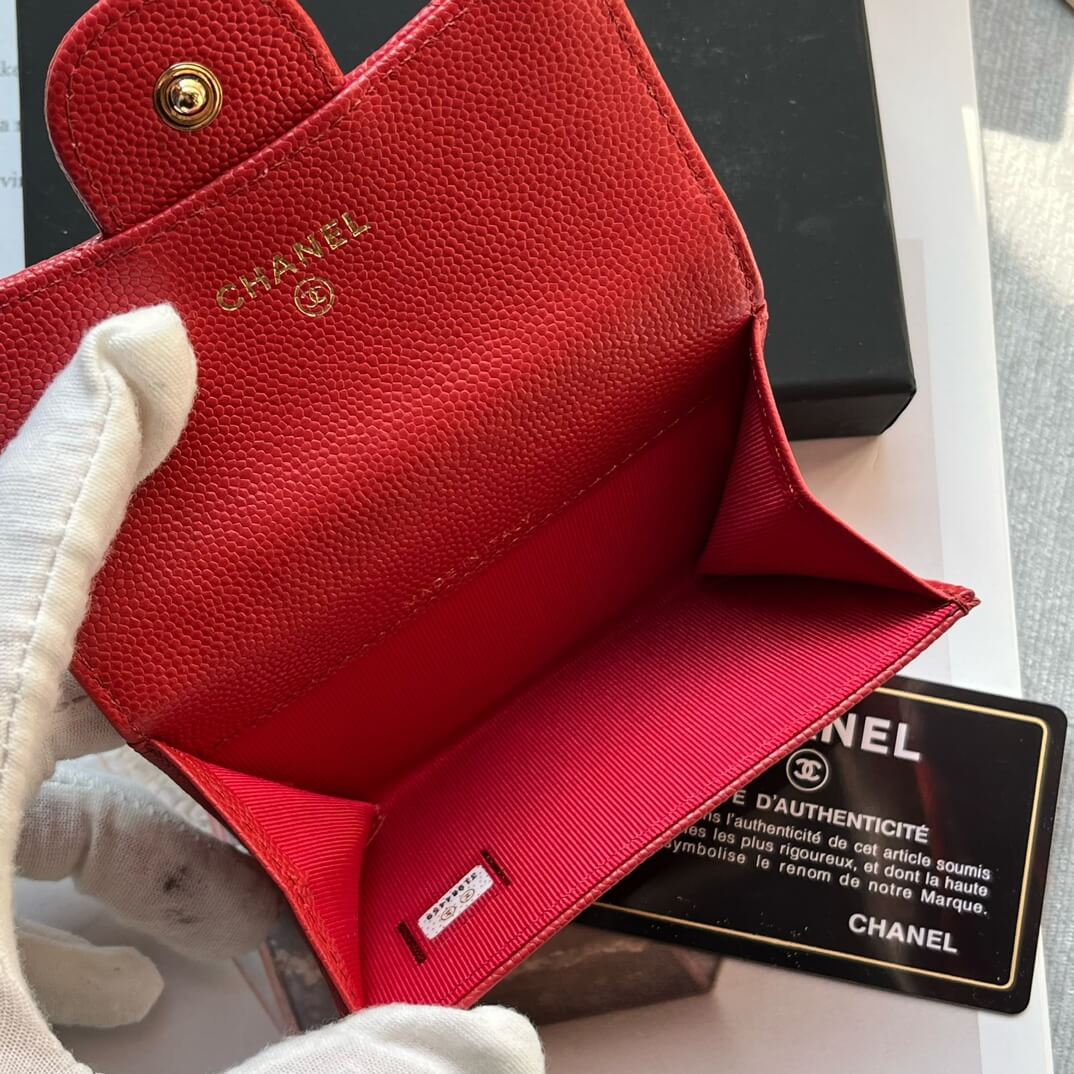 Chanel CF card holder coin purse 