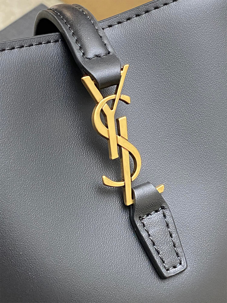 YSL LE 37 mini in shiny leather