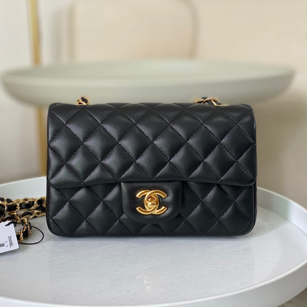 Ch*el mini flap bag(high-end grade)