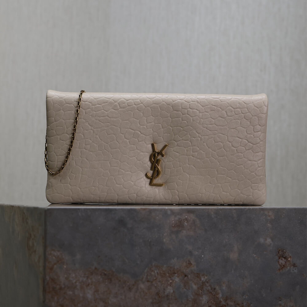 YSL CALYPSO GRAINED LAMBSKIN MINI BAG