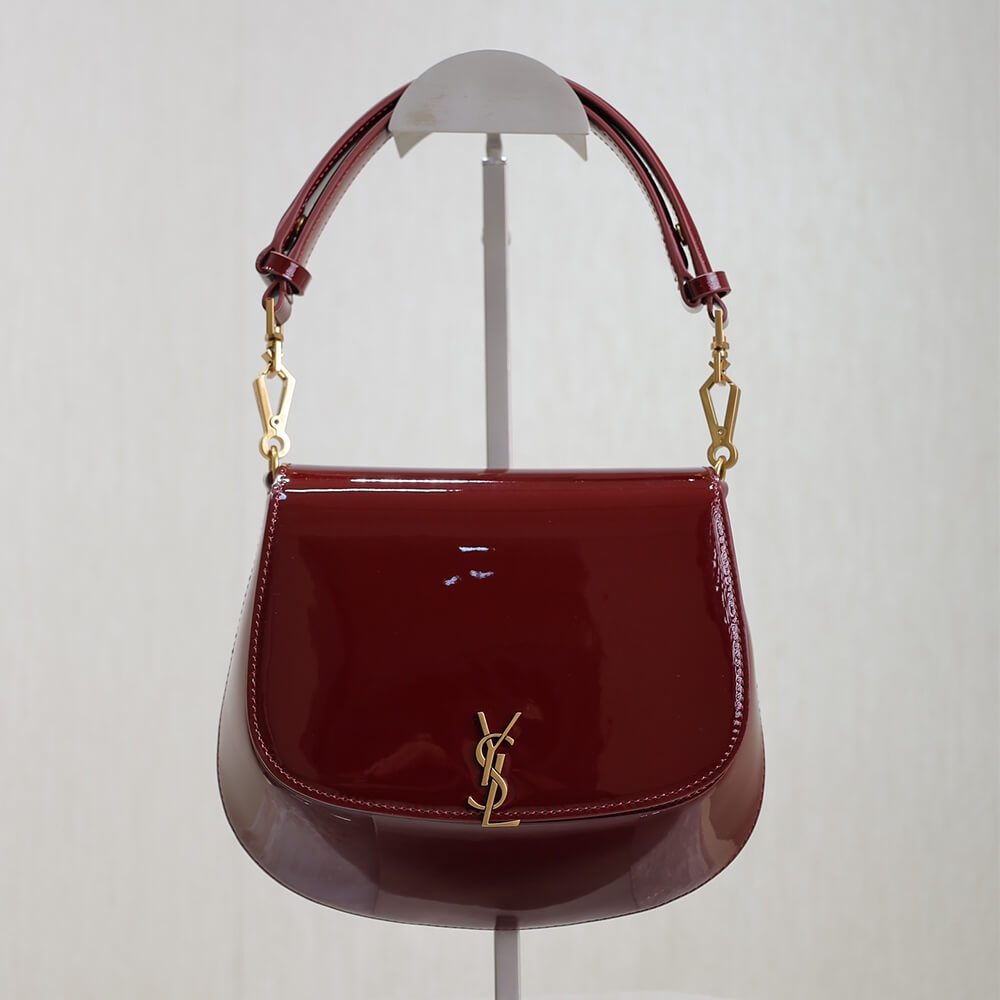 YSL VOLTAIRE TOP HANDLE in patent leather(High-end grade)