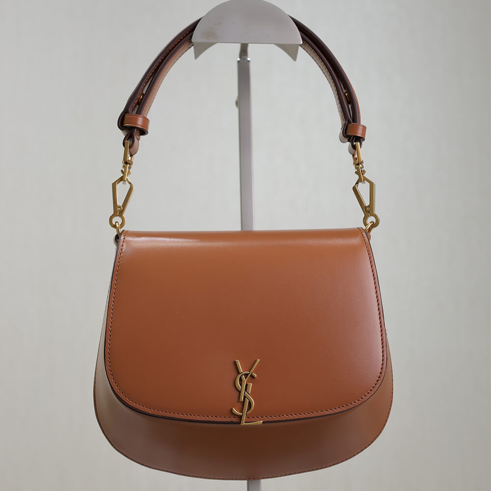 YSL VOLTAIRE TOP HANDLE in leather