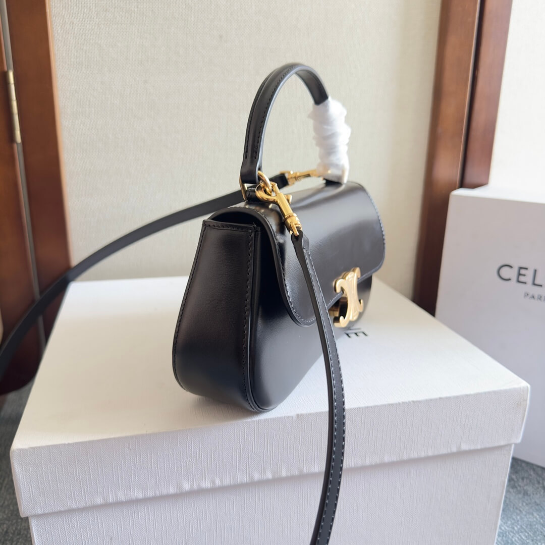 Ce**e teen Ce**e lola bag in shiny calf leather(high-end grade)