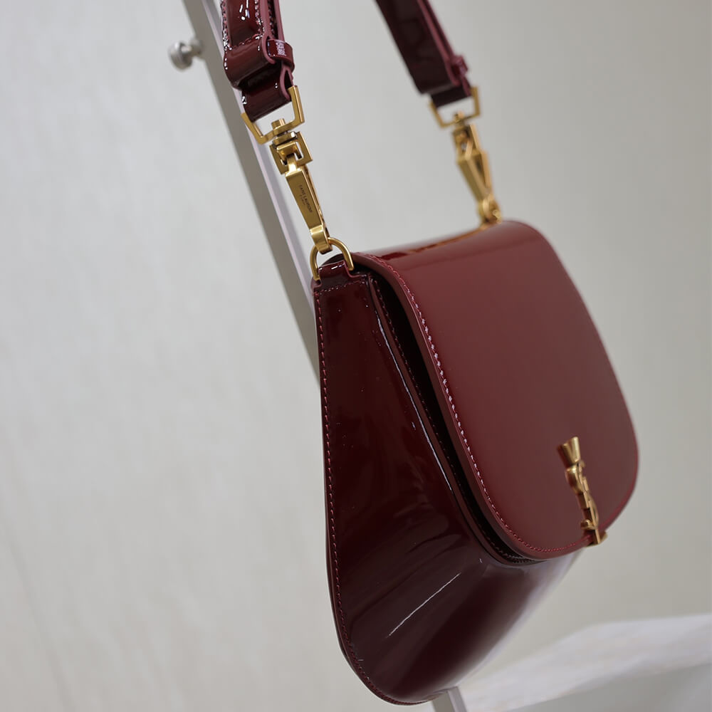 YSL VOLTAIRE TOP HANDLE in patent leather(High-end grade)