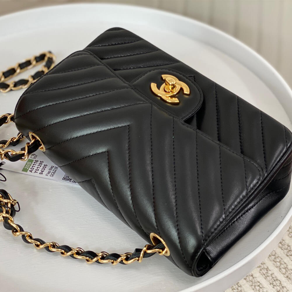 Ch*el mini flap bag(high-end grade)