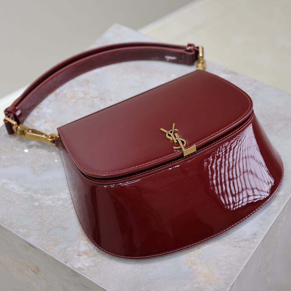 YSL VOLTAIRE TOP HANDLE in patent leather(High-end grade)