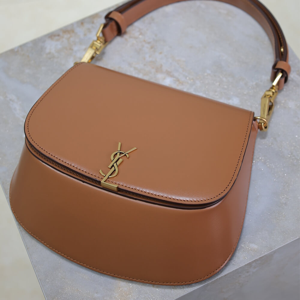 YSL VOLTAIRE TOP HANDLE in leather