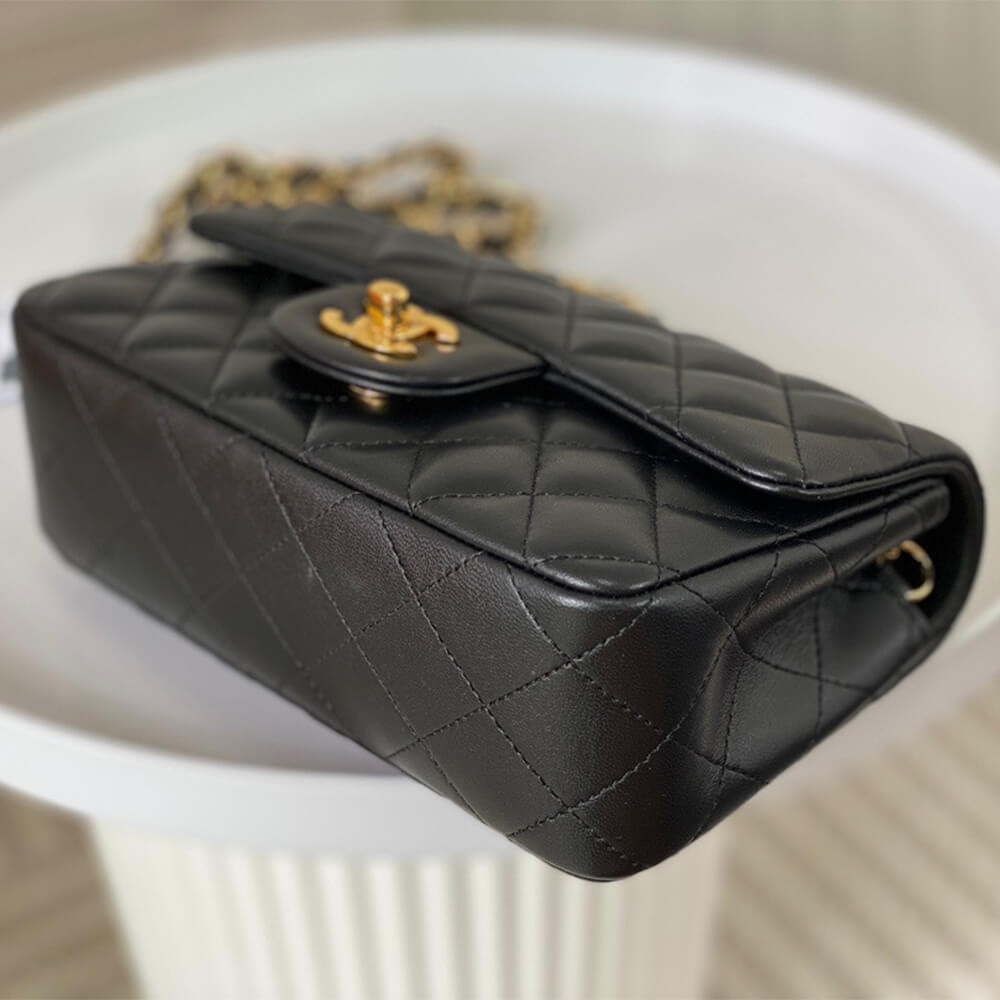 Ch*el mini flap bag(high-end grade)