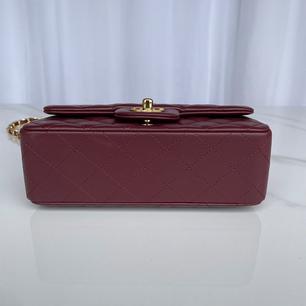 Ch*el mini flap bag(high-end grade)