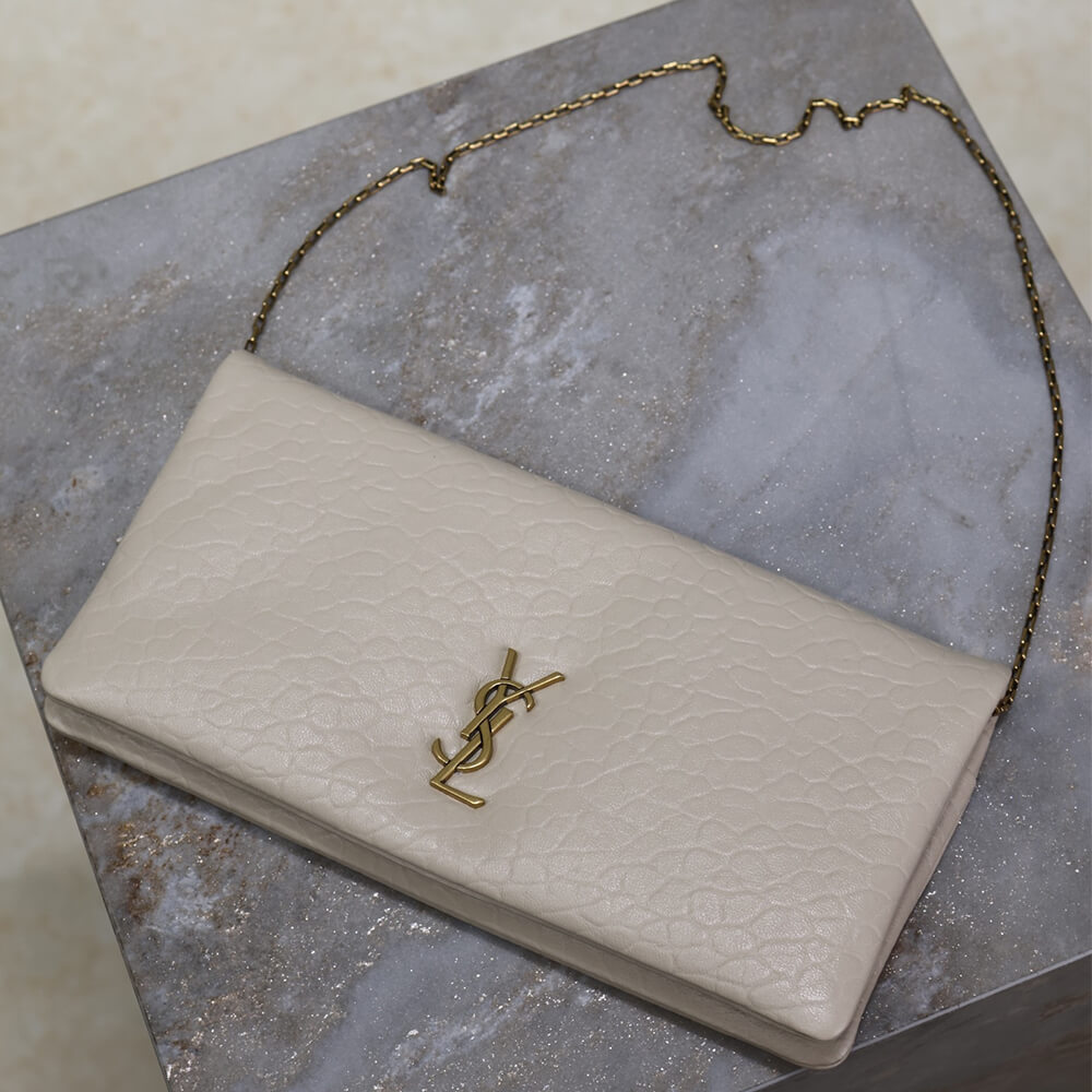 YSL CALYPSO GRAINED LAMBSKIN MINI BAG