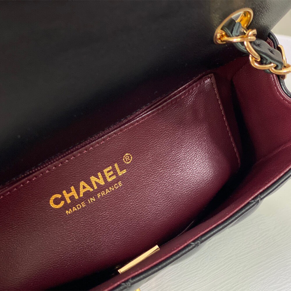 Ch*el mini flap bag(high-end grade)