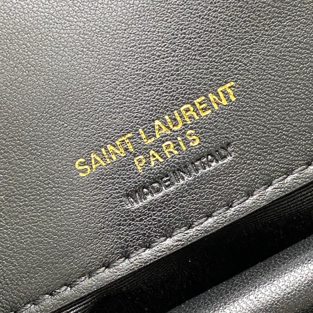 YSL LOULOU medium in MATELASSÉ lambskin