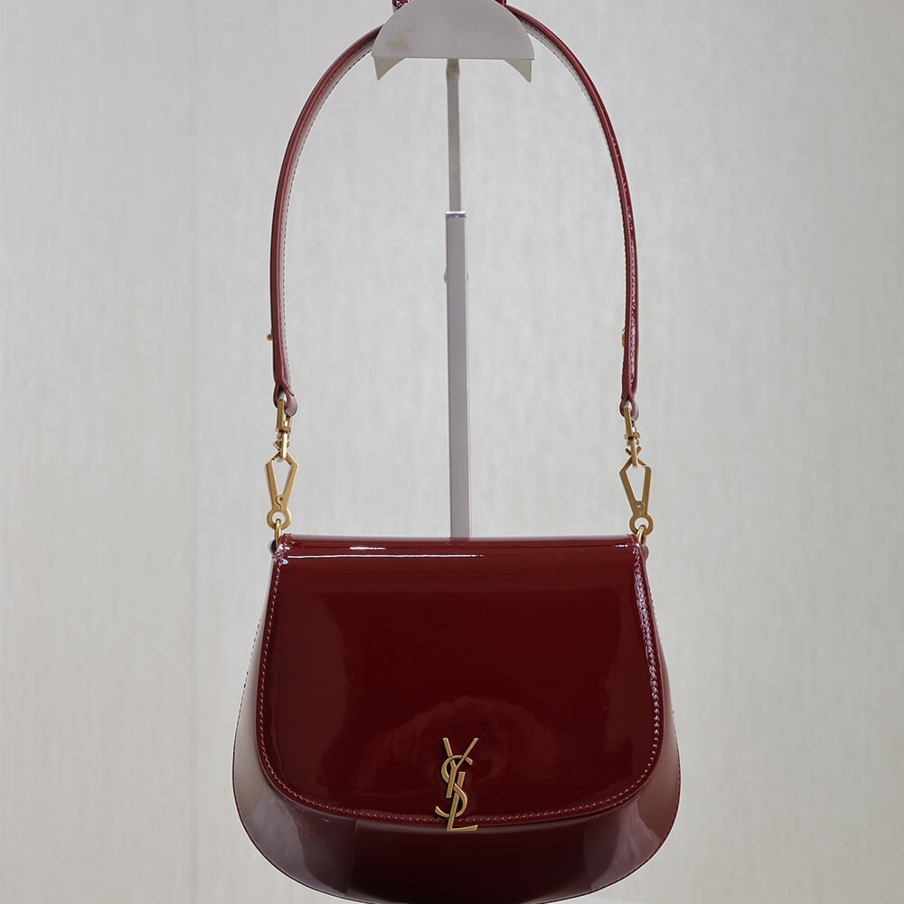 YSL VOLTAIRE TOP HANDLE in patent leather(High-end grade)