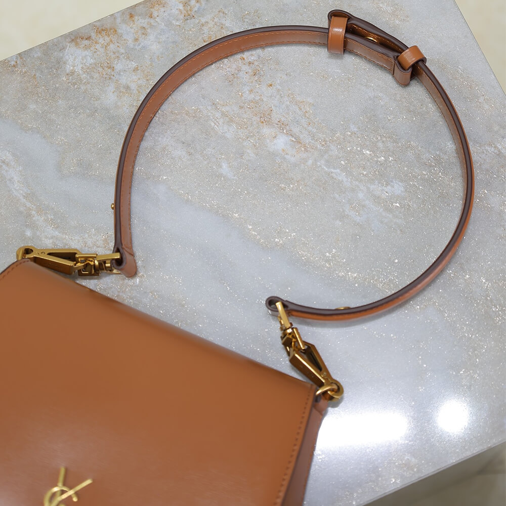 YSL VOLTAIRE TOP HANDLE in leather