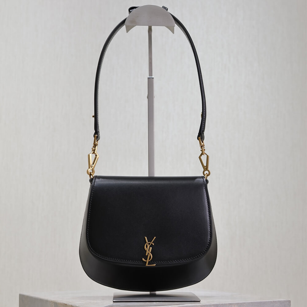 YSL VOLTAIRE TOP HANDLE in leather