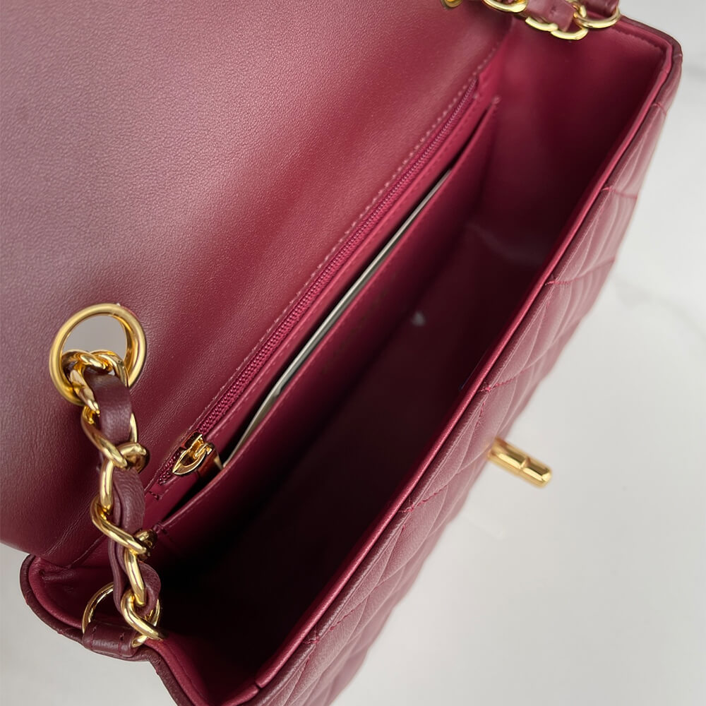 Ch*el mini flap bag(high-end grade)