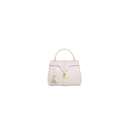 CELINE 16 satin calfskin small bag(high-end grade)