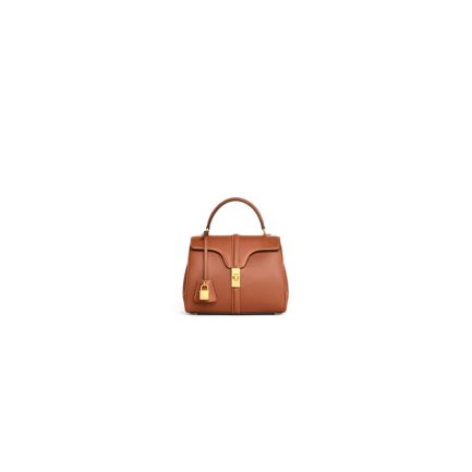 CELINE 16 satin cowhide leather mini bag(high-end grade)